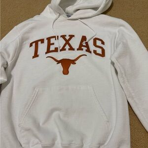 University of Texas Champion White Hoodie; Size S; great condition; unisex